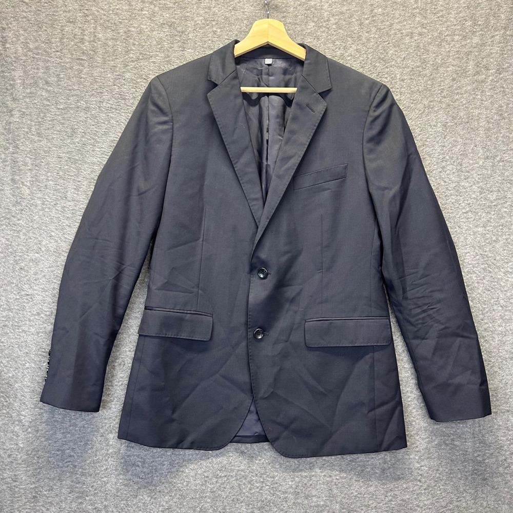 Bonobos Marzotto Italian Wool Slim Fit Blazer Mens 40R Navy Blue Sport Coat